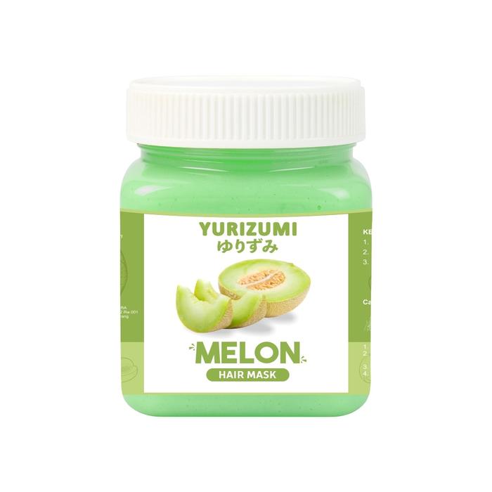 Gambar [PAKET 2 in 1] BPOM Yurizumi Hair Mask 200gr dan Sisir Rambut Anti Kusut – Rambut Lembut & Halus - MELON + Sisir dari YURIZUMI STORE undefined Tokopedia