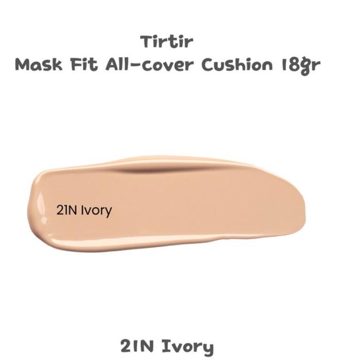 Gambar TIRTIR TIR TIR MASK FIT CUSHION SPF 50+ PA+++ (BLACK) - FULL 21N IVORY dari Leonybeauty_NEW undefined Tokopedia