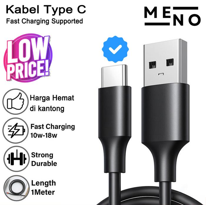 Charging Cable Turbo Charger C Type Promo MENO Fast Charging Cable