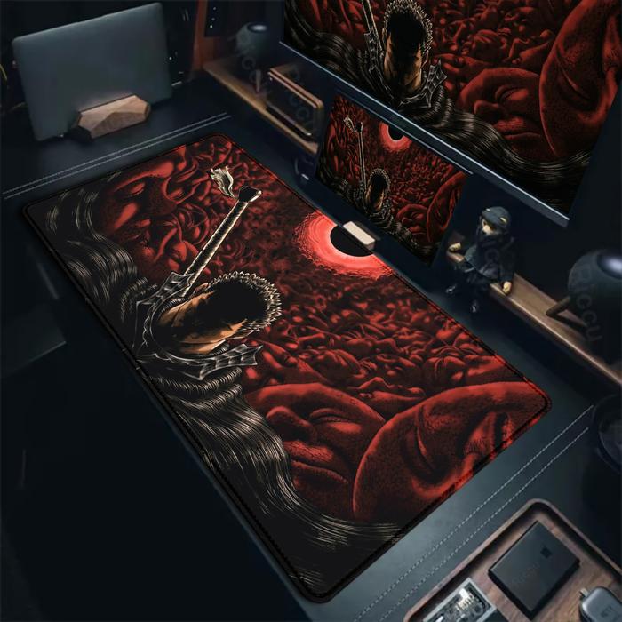 Gambar Gaming Mousepad Anime Berserk Guts Computer Keyboard Non-slip Desk Mat Gamer Varmilo CS GO Accessories Mouse Pad Xxl Rubber Rugs dari AGEN GROSIRR KRUDUNG72930 undefined Tokopedia