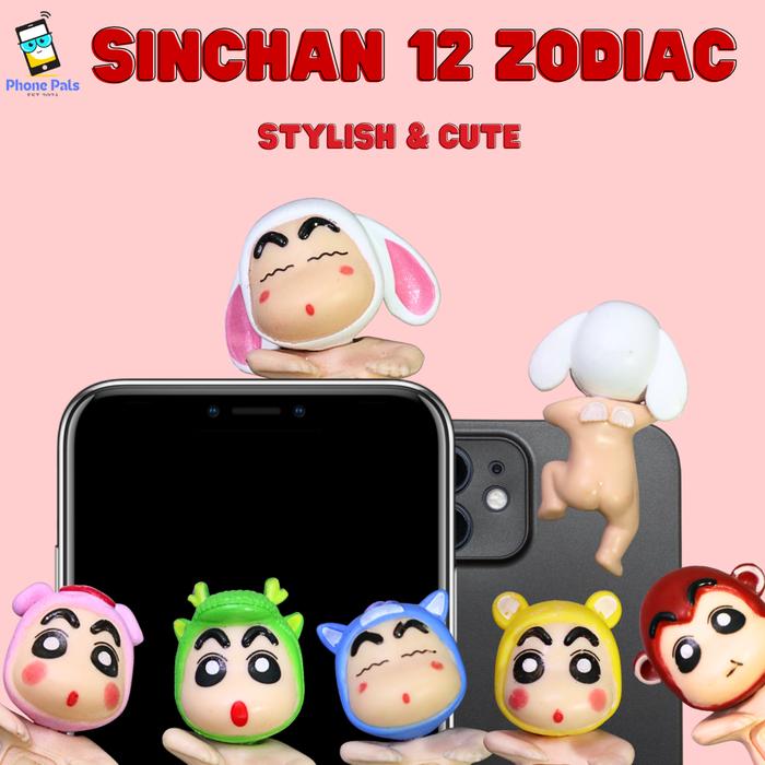 Gambar phone hippers -Doll hipper - boneka hipper - hippers untuk hp - boneka lucu - Peeking doll - ornamen miniatur di atas hp - akesoris minatur di atas laptop dan hp -  Hippers sinchan - hippers lotso - hippers cinamon - Sinchan 12 Zodiac blind box dari phone pals undefined Tokopedia