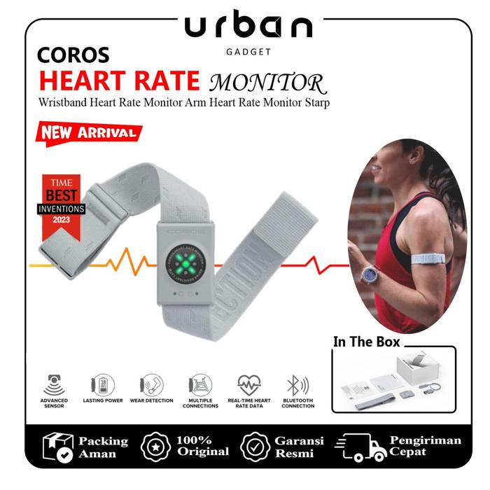 Gambar Coros Heart Rate Monitor, Arm Heart Rate Monitor Strap - Resmi - GREY dari Urban Gadget Official Kota Administrasi Jakarta Selatan Tokopedia