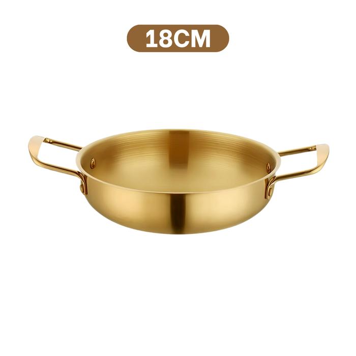 Gambar [GOLD] Panci Ramen Ramyun Korea Premium Gold Noodle Soup Pot Stainless - 20 CM - Mie, Steel - 18cm dari Houseland.id undefined Tokopedia