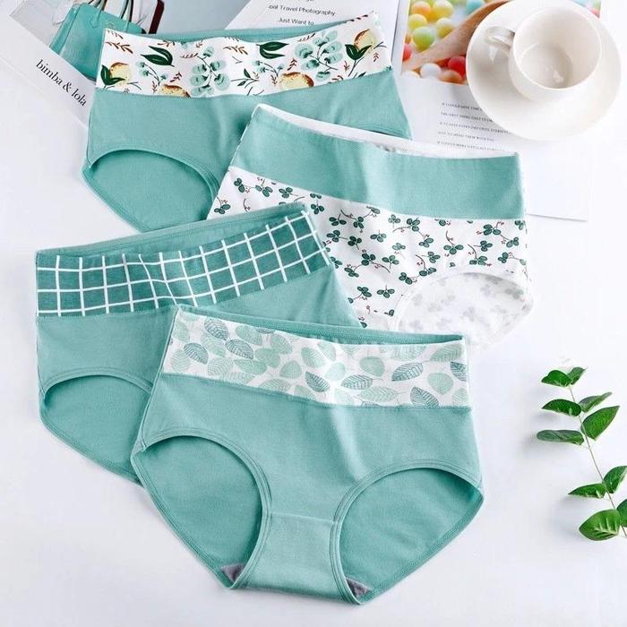 Gambar Polini - Celana Dalam Pendek Wanita High Waish Motif Gambar Bahan Katun Nyaman di pakai CD POLINI SUPERSOFT Size M to 4L 8252/8251 - CD Polini 8252, M dari Lady's House undefined Tokopedia