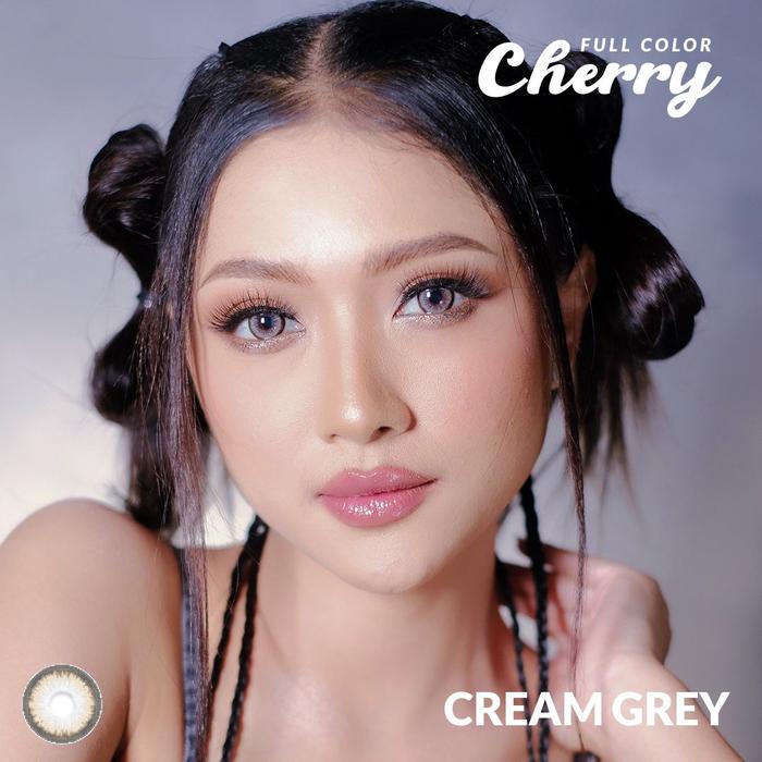 Gambar SOFTLENS CHERRY BY IRISLAB NORMAL & MINUS 0.50 s/d 6.00 FREE LENSCASE - Cream Grey, 1.50 dari Piggy Lens undefined Tokopedia