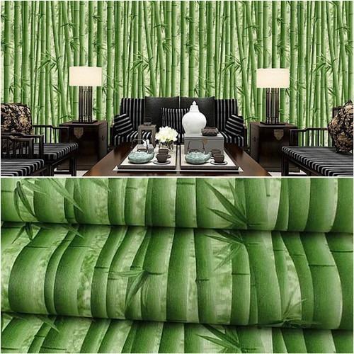 Gambar Promo - Wallpaper Sticker Dinding Motif Bambu Hijau Premium Pvc Wallsticker Rumah Terlaris-UNIK BANDUNG - GH067 dari Unik Bandung_NEW undefined Tokopedia