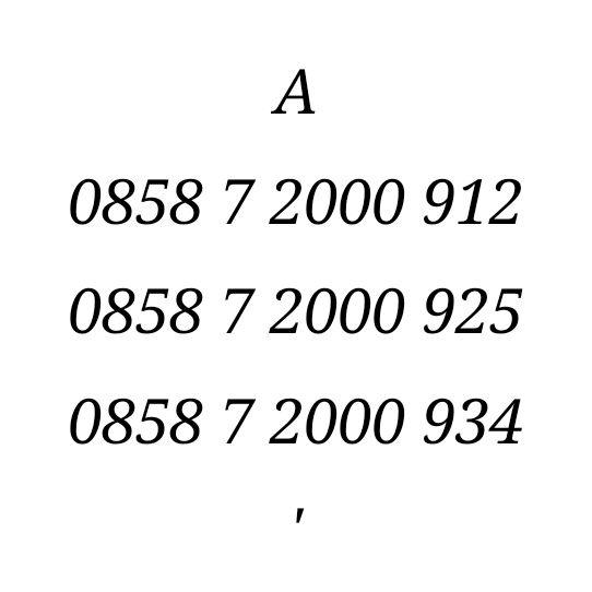 Gambar Nomor Cantik Indosat IM3 Mentari M3 Kartu Perdana BUKAN 10 11 digit dari 1001 macam undefined 3 Tokopedia