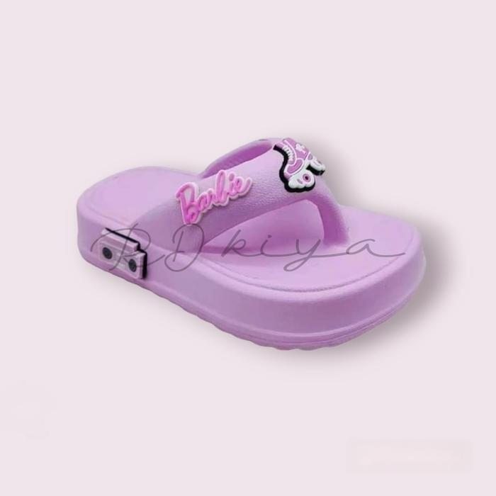 Gambar Sandal Jepit Anak Perempuan Tempelan Barbie Lucu Motif terbaru 24-35 Kaki Fashion Sepatu - Pink, 24-25 dari RD Kiya Store undefined Tokopedia
