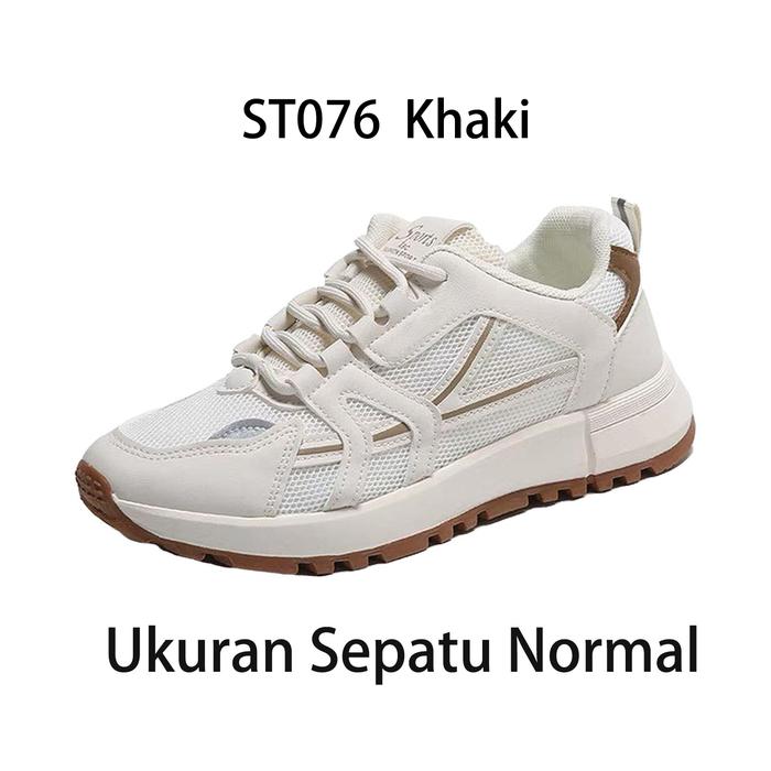 Gambar SHOEVO Sneakers Nyaman Sport Chic untuk Wanita Sepatu Olahraga Shoes Woman - Bernapas & Bergaya dalam ST076 - Dril, 36 dari SHOEVO Sneakers undefined Tokopedia