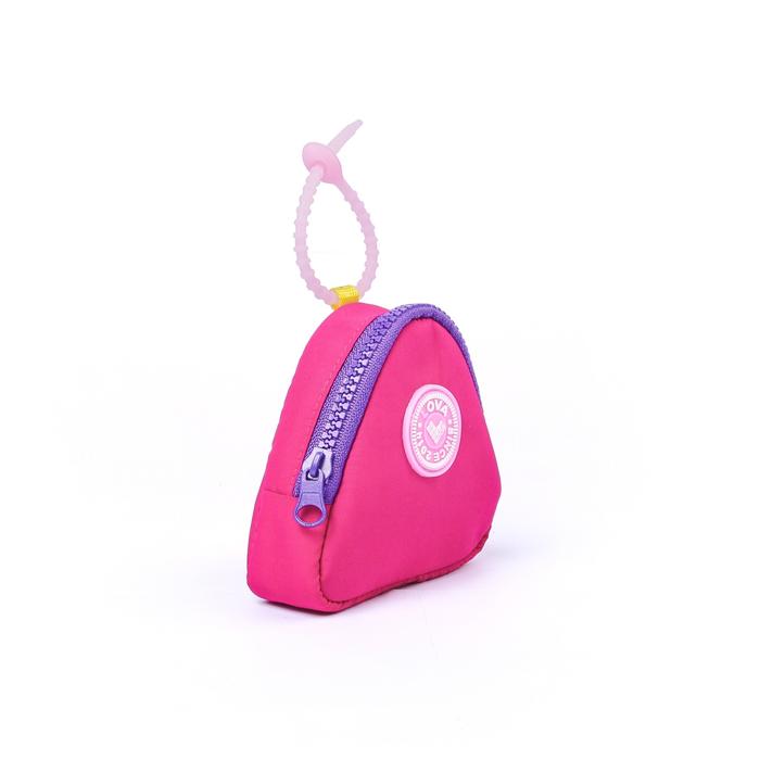 Gambar [Beli Lokal] LOVA ID TRIANGLE - Pouch Koin gantung - Fuschia dari LOVA ID undefined Tokopedia