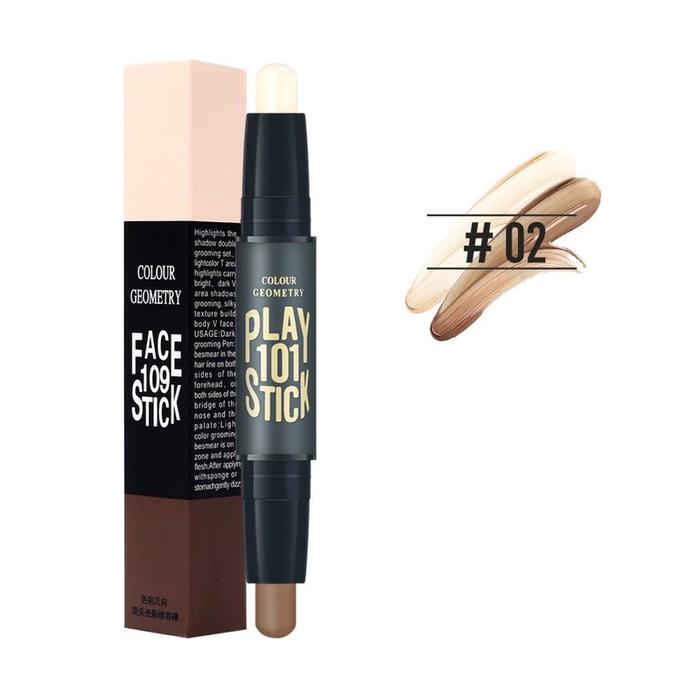 Gambar Contouring Stick Face Highlighter Duo Concealer Stick 2 Varian - 02 dari Sandia.id undefined Tokopedia