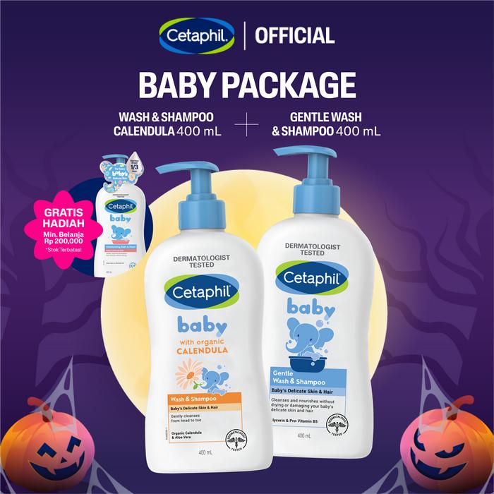 Gambar Cetaphil Baby Gentle + Calendula Body Wash and Shampoo 400ml dari Cetaphil Indonesia undefined Tokopedia