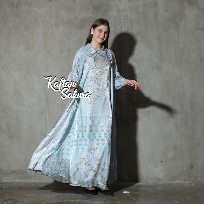 Gambar Gamis Viral Original made by Pesona OMG Ready with very limited Stock Bukan PO Gamis Bridal Printing dengan Bordir Premium – Desain Elegan untuk Pesta dan Pernikahan Sentuhan Mewah untuk Hari Raya Lebaran 2025 - 2026 - Organza Biru Muda dari KAFTANSAKURA undefined Tokopedia