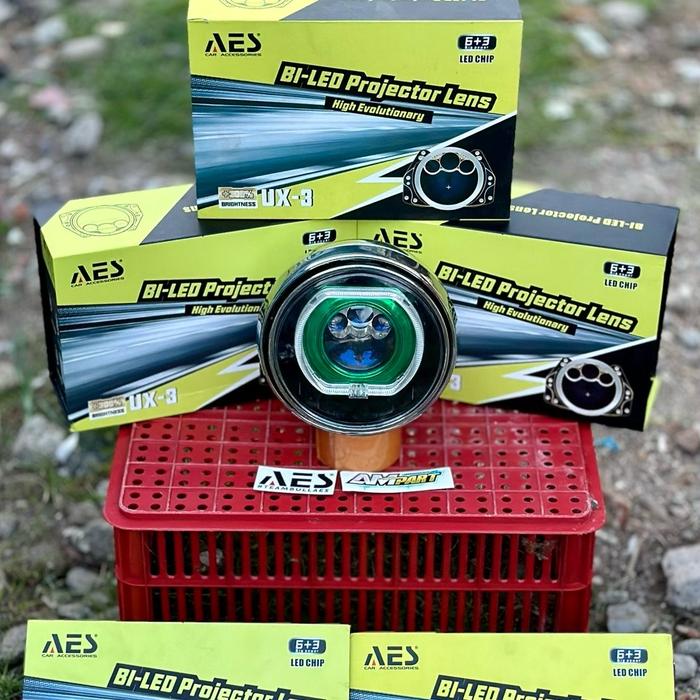 Gambar LAMPU BILED NINJA SS AES UX 3 RGB SET TINGGAL PAKAI Motorcycle - Hitam Merah, Aes Ux 3 dari AM.MOTOR undefined 4 Tokopedia