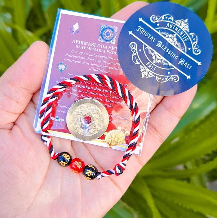 Gambar Gelang Tridatu Selasa Marss Original Bali dari Kristal Blessing Bali_NEW undefined Tokopedia
