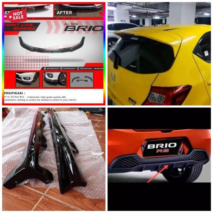 Gambar Paket Diffuse, Side Skirt, Lips, dan Spiler all new brio 2018-2022 dari Floral Bloom2 undefined Tokopedia