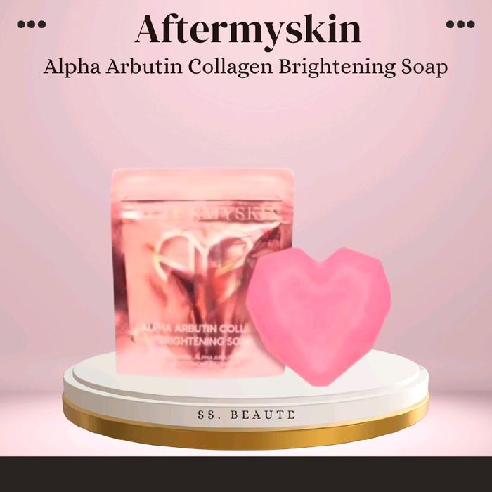 Gambar AFTERSKIN   Aftermyskin Alpha Arbutin Brightening Soap after my skin sabun pencerah pemutih dari SS.Beaute18 undefined Tokopedia