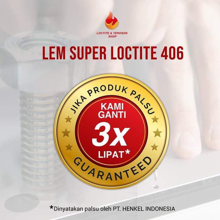 Gambar Lem Bening Terkuat Loctite 406 Merekatkan Plastik Dan Karet Elastis dari Satu Keluarga Indo undefined Tokopedia