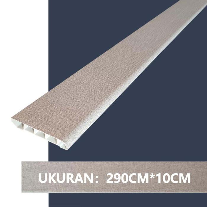 Gambar Skirting List Lantai Kayu[290cm x 8/10 cm] / Plint PVC / Plint PVC Tinggi 10cm / Aksesoris List Lantai Vinyl / Skirting Flooring SPC / Plin Lantai Wear Layer Anti Rayap / LIST PVC/PLINT LIST PLANK/SKIRTING LIST LANTAI KAYU LANTAI - XTJX-40（10cm） dari maugizzas undefined Tokopedia