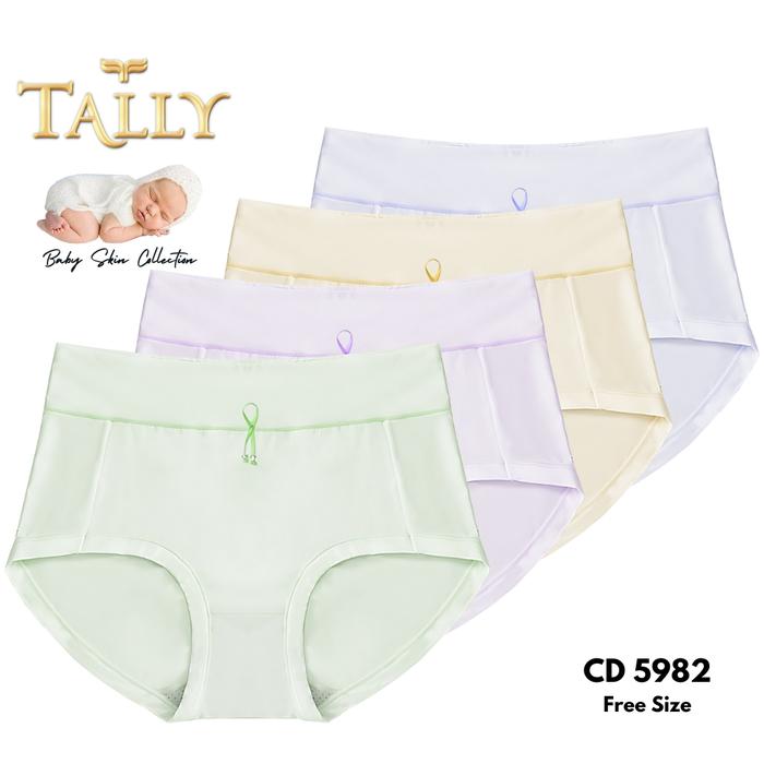 Gambar TALLY Sarwendah CD 5982 Celana Dalam Wanita Bahan Katun Baby Skin Fit to L - XL CD Wanita Collection Lembut dan Nyaman - Free Size dari Tally Online Store undefined Tokopedia