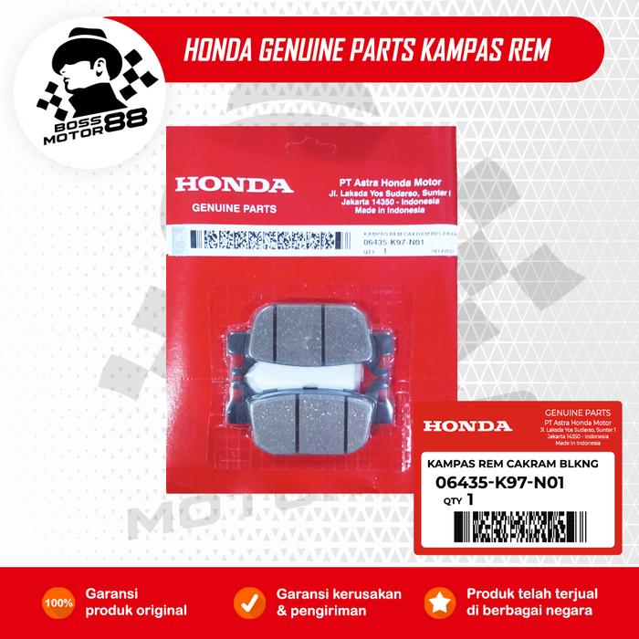Gambar 06435K97N01 Honda Kampas Rem Motor ADV PCX Stylo Original dari Boss Motor 88 undefined Tokopedia