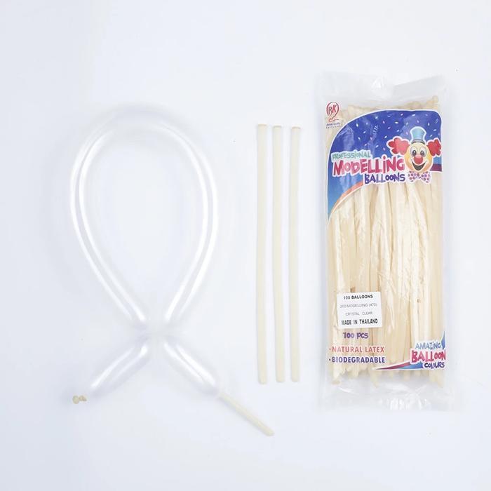 Gambar PREMIUM Balon Twist Anti Pecah PAKET ISI 5pcs Balon Pentil Panjang Tebal - Bening dari Primacave Kings Vission undefined Tokopedia