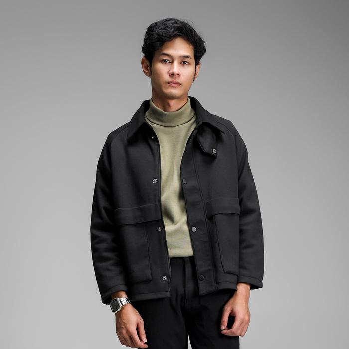 Gambar JB Jaket Harrington Danball Blouson Black - Black, S dari JB Stay Classy undefined Tokopedia