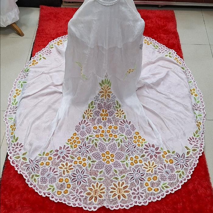 Gambar Mukena kerancang sutra premium mukena kerancang bukittinggi - KS01 dari nadhira bordir undefined Tokopedia