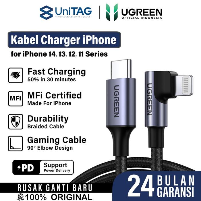 3 Pack Heavy Duty 90 Degree USB Fast Charger Cable For iPhone 14 13 12 11 8 Cord
