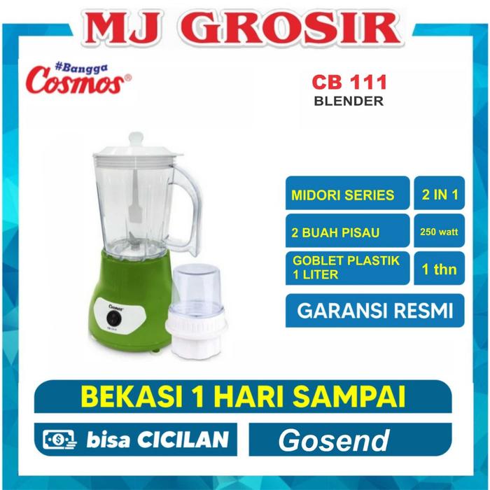 Gambar BLENDER COSMOS CB 111 CB111 BLASTER BLENDER MULTIFUNGSI - non bubble dari MJ GROSIR ELEKTRONIK undefined Tokopedia