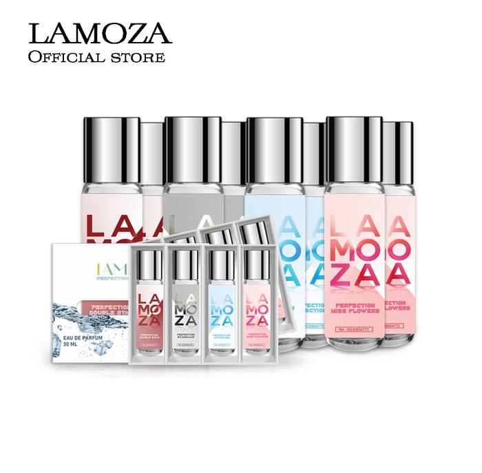 Gambar ( ISI 4 AROMA ) EDP PARFUM LAMOZA PERFECTION ( EAU DE PERFUME ) + BOX CANTIK Lemon Kosmetik Wanita tahan lama dari Jayazahira undefined Tokopedia