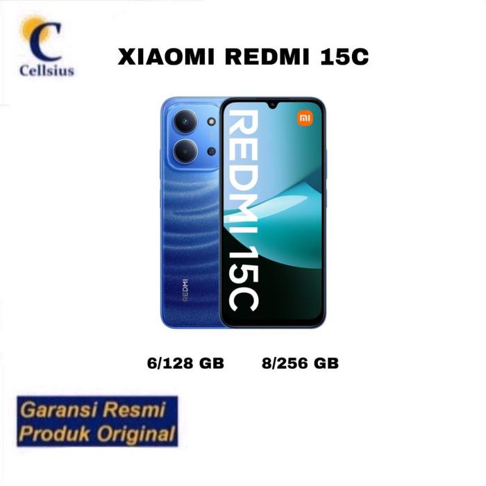 Gambar Xiaomi Redmi 15C | (6/128GB) (8/256GB) | Garansi Resmi Indonesia - Moonlight Blue, 6/128 gb  dari Cellsius undefined Tokopedia