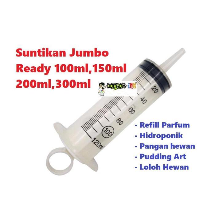Gambar suntikan tinta /Spuit 50ML (Khusus Refill tinta) dari doctorink undefined Tokopedia