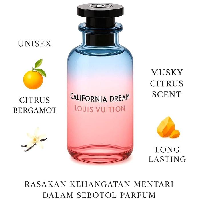 Gambar [100%  ORIGINAL] LV Louis Vuitton California Dream 100ML (lengkap kotak dan segel) Parfum CEWE COWO 100ml -  LV Louis Vuitton for MAN N WOMEN - 100ml Wangi - lv california dream dari evolution88 undefined Tokopedia