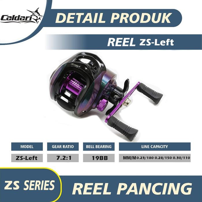 Gambar ️Indonesia Spot️Baitcast Reel Mesin Pancing Rod Gulungan Pancing Baitcasting Bait-Casting Reel Gulungan Umpan Mesin Casting Murah Reel Pancing Jarak Jauh Rasio Kecepatan 7.2:1 - ZS Tangan kiri dari Toko Pancing Indonesia_NEW Kota Administrasi Jakarta Barat Tokopedia