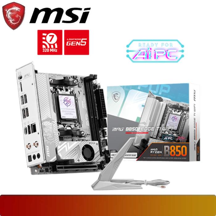 Gambar MSI MPG B850I EDGE TI WIFI | Motherboard AMD B850 AM5 DDR5 Mini-ITX dari Nano Komputer undefined Tokopedia