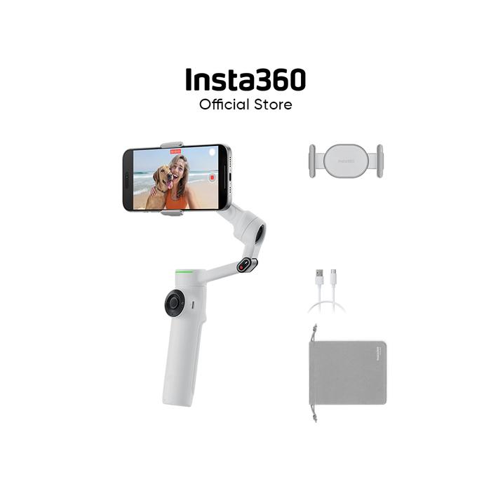 Gambar Insta360 Flow 2 Pro Smarphone Stabilizer Gimbal AI Auto Tracking - Standard, Grey dari Insta360 Indonesia undefined Tokopedia