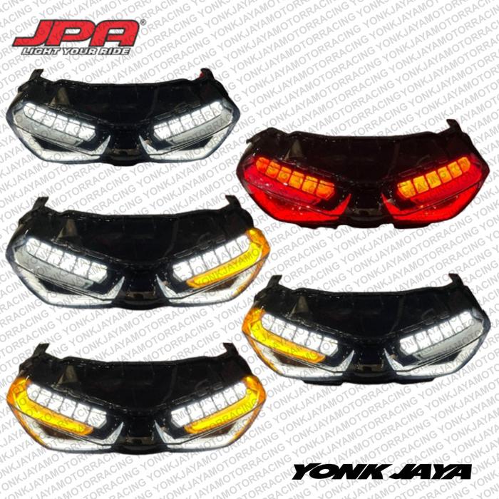 Gambar LAMPU STOP / REM JPA TIPE TRANSFORMER BLACK EDITION ALL NEW NMAX - PUTIH dari YONK JAYA PUNGKUR undefined Tokopedia