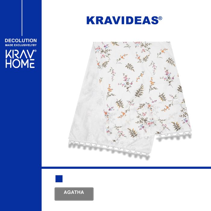 Gambar Krav Ideas Home - Cover Kulkas Microwave Dispenser - Katun Floral - Agatha, 50*150 dari Krav ideas undefined Tokopedia