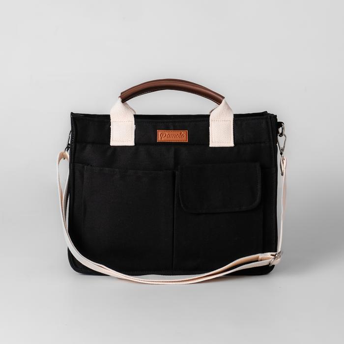 Gambar Pamole Tas Selempang Sling Bag Bahan Kanvas Premium Tutup Resleting Veronna Series shoulder bag - Hitam dari Pamole_NEW undefined Tokopedia