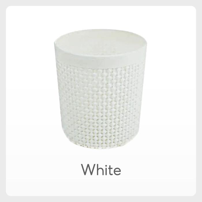 Gambar OHSOME SUNMIKI Keranjang Mini Plastik Tempat Sendok Garpu Peralatan Dapur - White dari OHSOME Homeliving undefined Tokopedia