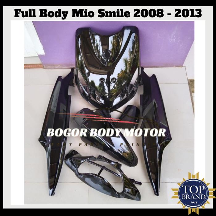 Gambar Fullset Body Motor Mio New Smile Sporty Kualitas Standard Original - Hitam, Body Polos dari Bogor Body Motor undefined Tokopedia