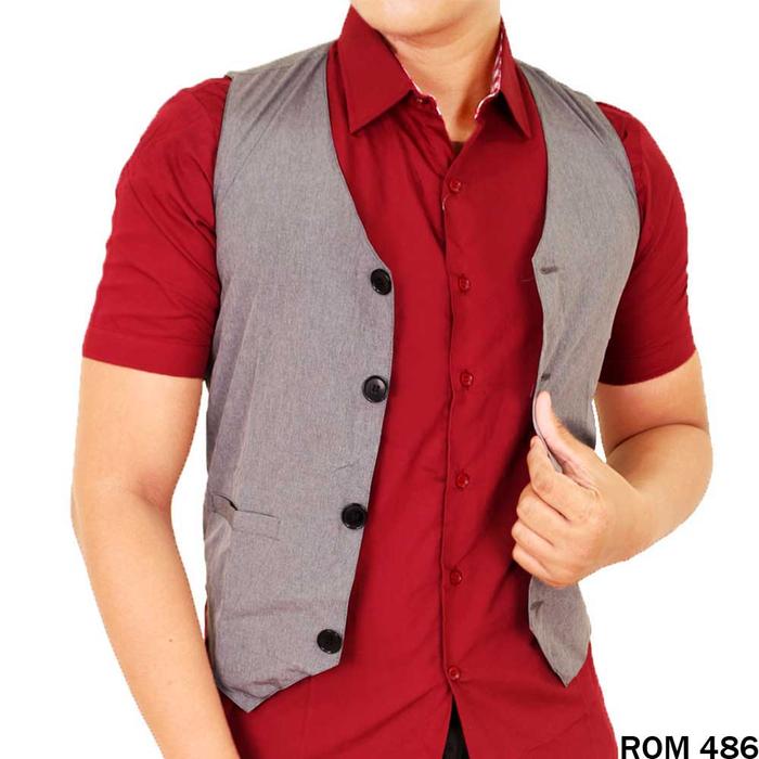 Gambar Baju Rompi Formal Pria ROM 486 - ROM 486 dari Gudang Fashion Id undefined Tokopedia