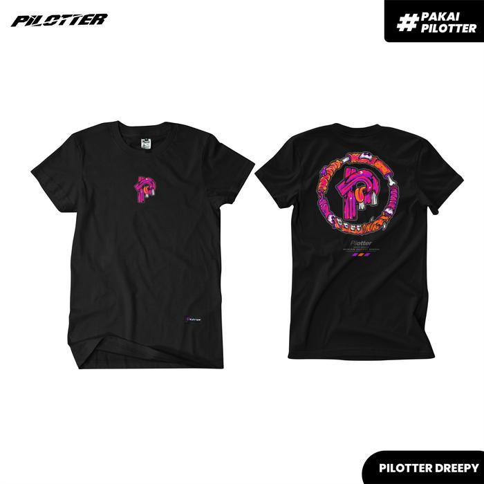 Gambar KAOS PILOTTER DRUPPY HITAM PUTIH ORIGINAL - PLTR-168 - DRUPPY HITAM, S dari PILOTTER GANK Kab. Pasuruan Tokopedia