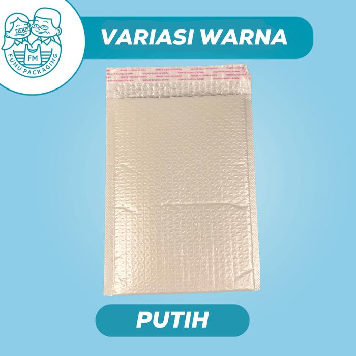 Gambar Bubble mailer / Amplop Bubble - Bubble Bag - Putih, 12X22CM dari FUMU PACKAGING PLASTIK PACKING undefined Tokopedia