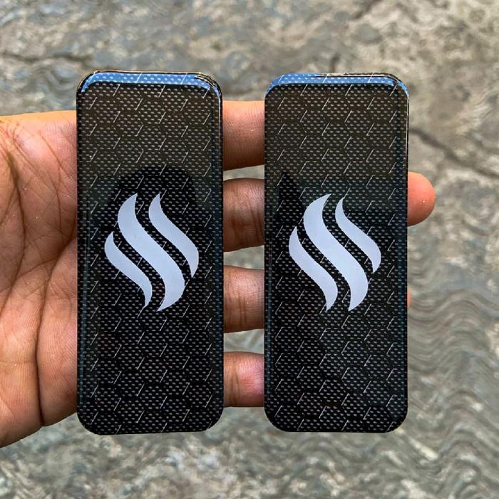 Gambar Panel Door TRML T99 Fullprint Motif Black Carbon White Logo dari Dunia aksesoris bandung undefined Tokopedia