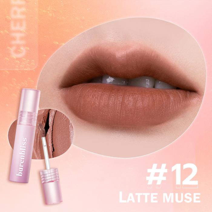 Gambar BNB Barenbliss Cherry Makes Cheerful Lip Velvet - 12. Latte Muse, BNB Lip Velvet dari Tanina 0fficial undefined Tokopedia