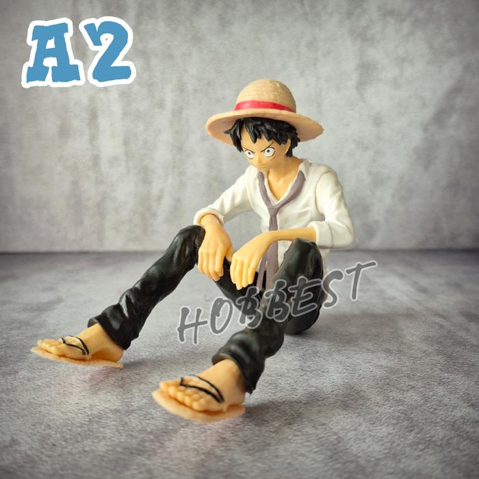 Gambar Action Figure ONE PIECE Creator x Creator : LUFFY x BOA HANCOCK duduk - LUFFY A2 putih dari hobbest undefined Tokopedia