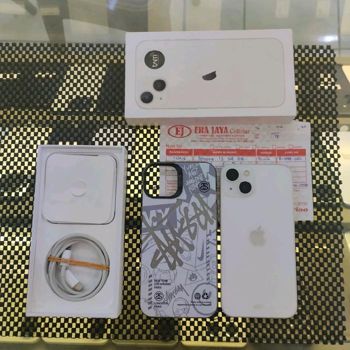 Gambar Iphone 13 128GB starlight likenew - 128 GB dari SAXO CELL undefined Tokopedia