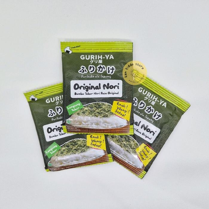 Gambar GURIH-YA NORI TABUR SACHET | NORI TABUR MPASI BAYI | NORI TABUR MAKANAN ANAK | NORI MPASI NON MSG PENGAWET PEWARNA | BUBUK NORI MPASI | BUBUK NORI PENAMBAH NAFSU MAKAN | BUBUK TABUR NORI | NORI MPASI | NORI TABUR - GURIH SACHET ORI dari Kenkiddostore undefined Tokopedia